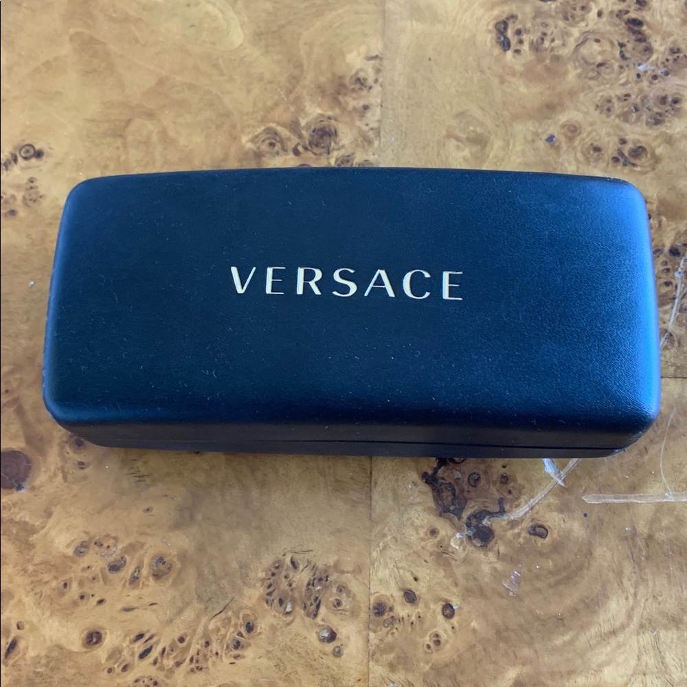 Versace Authentic Hard Eyeglass Case in Black